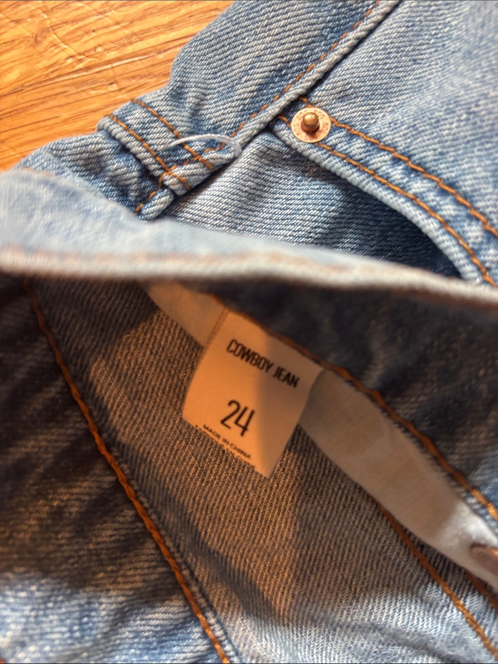 BDG Light Blue Distressed Straight-Leg Jeans - Picture 3 of 7